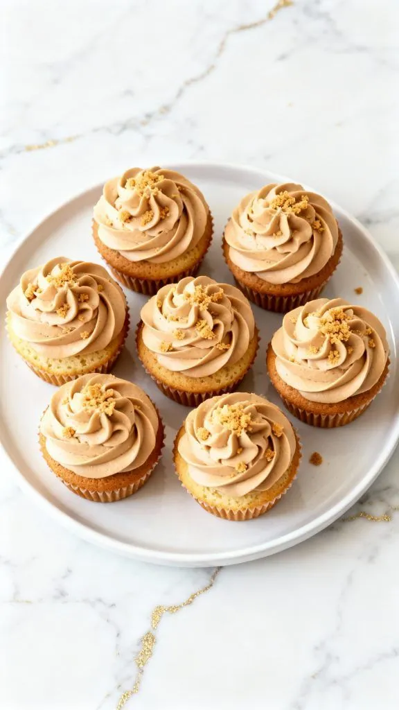Biscoff Cookie Butter Cupcakes