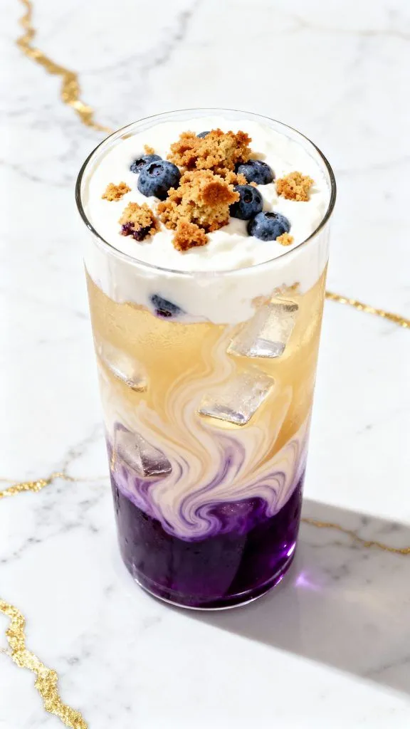 Blueberry Muffin Dirty Soda