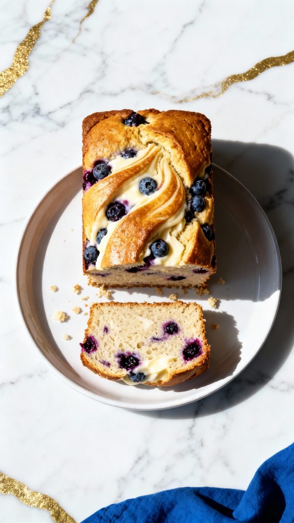 Blueberry Cream Cheese Loaf