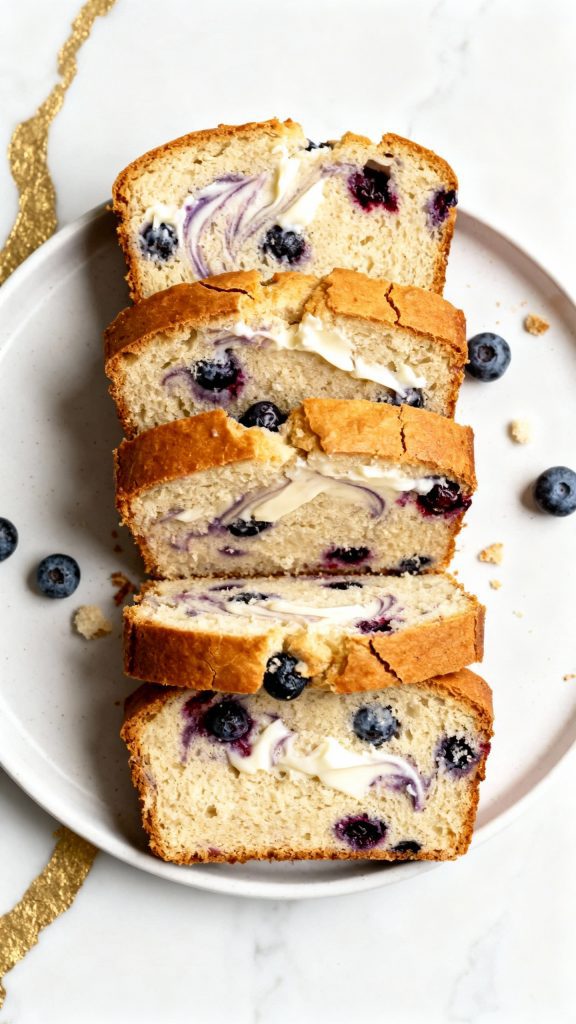 Blueberry Cream Cheese Loaf