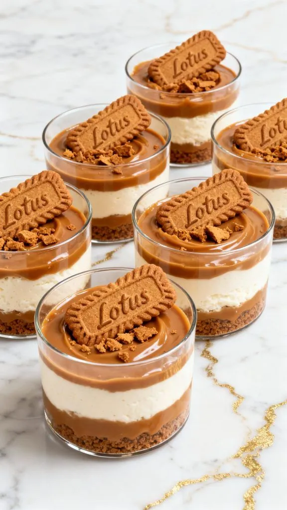 No-Bake Biscoff Cheesecake Cups