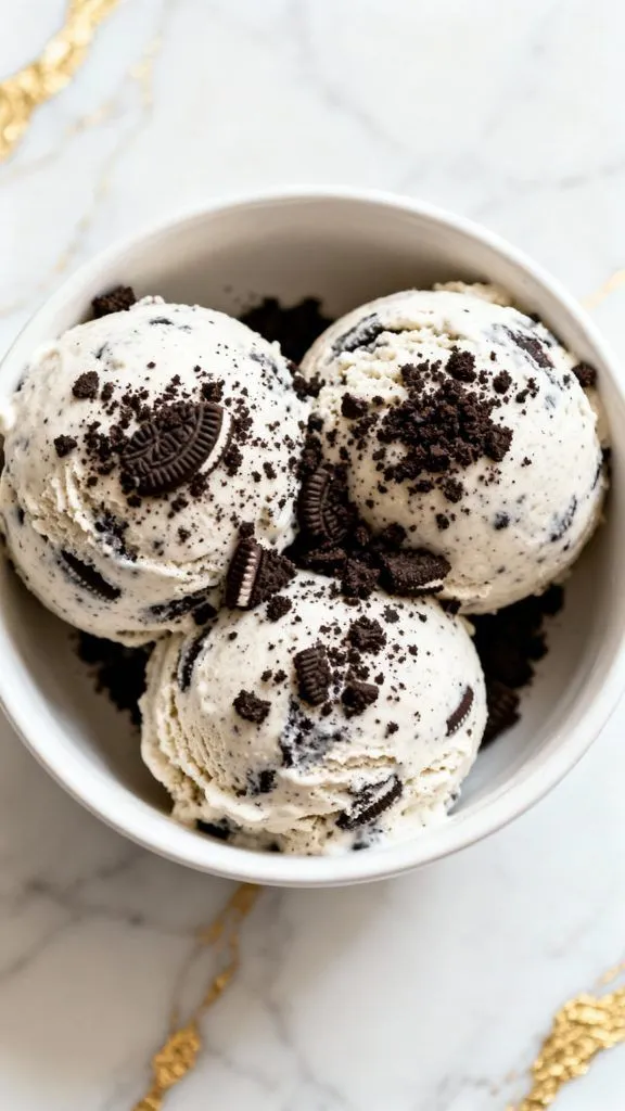Ninja Creami Cookies and Cream Protein Ice Cream
