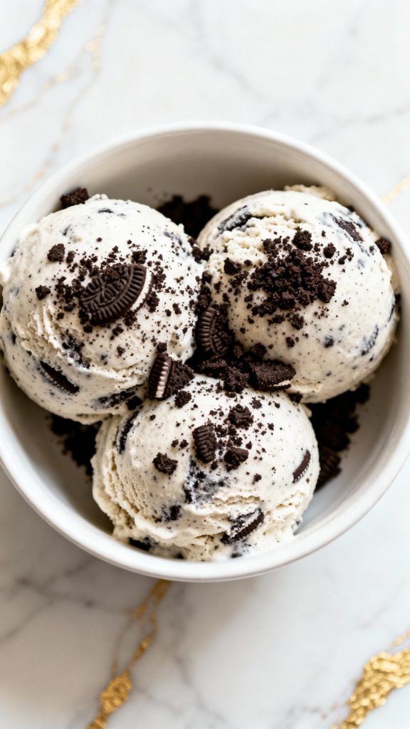 Ninja Creami Cookies and Cream Protein Ice Cream