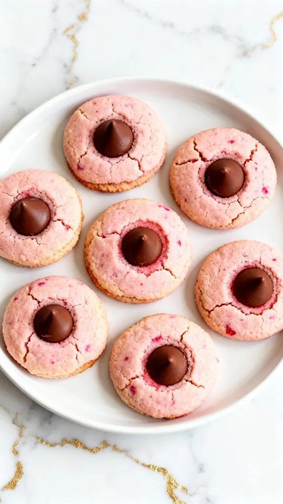 Strawberry Kiss Cookies