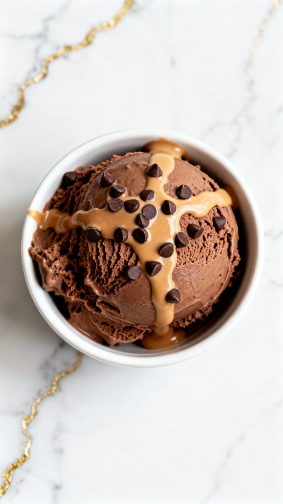 Ninja Creami Peanut Butter Chocolate Protein Ice Cream