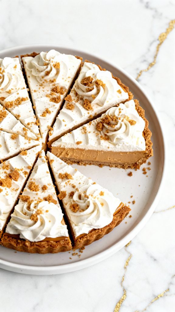 No Bake Biscoff Pie