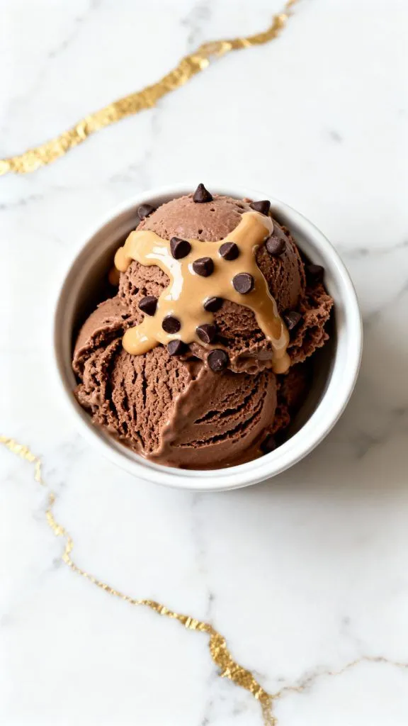 Ninja Creami Peanut Butter Chocolate Protein Ice Cream