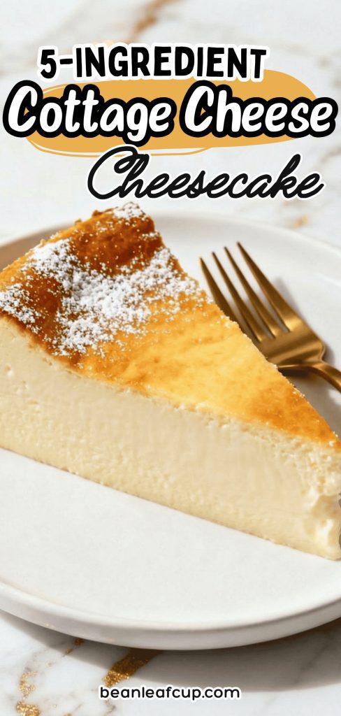 5-Ingredient Cottage Cheese Cheesecake 3