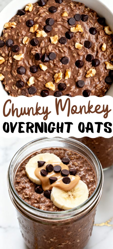 Chunky Monkey Overnight Oats