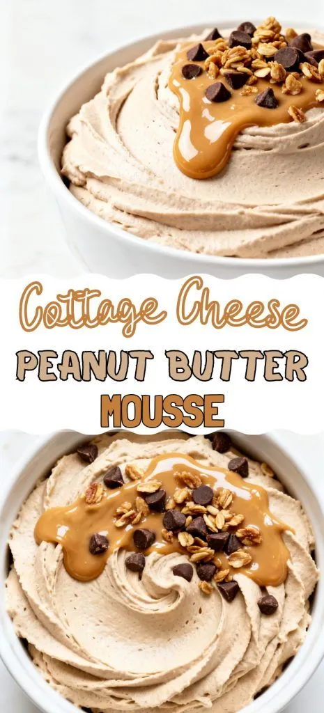 Cottage Cheese Peanut Butter Mousse