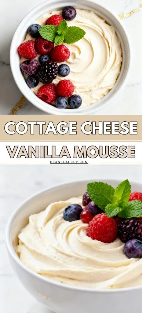 Cottage Cheese Vanilla Mousse