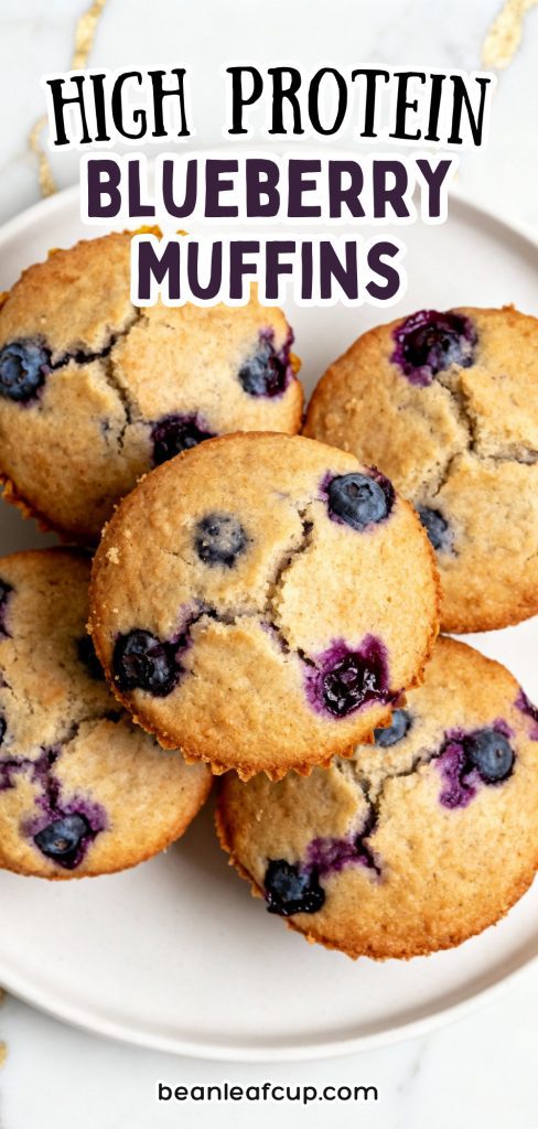 High Protein Blueberry Muffins 3