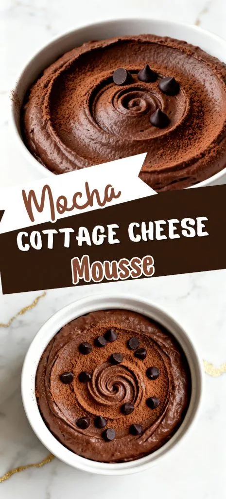 Mocha Cottage Cheese Mousse