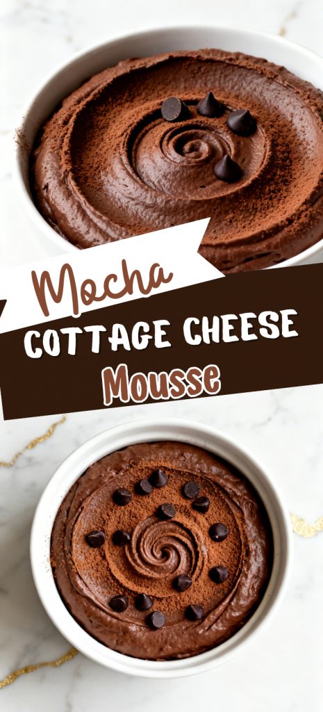 Mocha Cottage Cheese Mousse