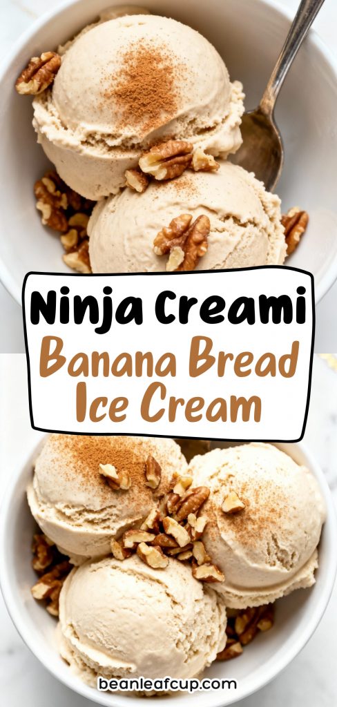 Ninja Creami Banana Bread Protein Ice Cream 4
