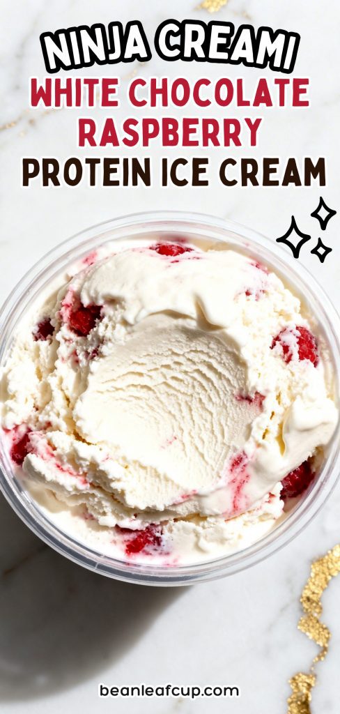 Ninja Creami White Chocolate Raspberry Protein Ice Cream 6