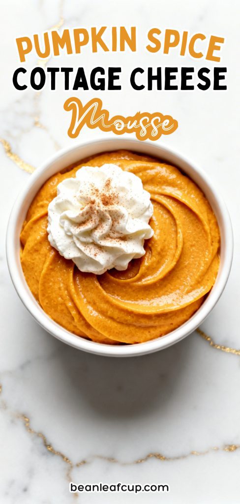 Pumpkin Spice Cottage Cheese Mousse