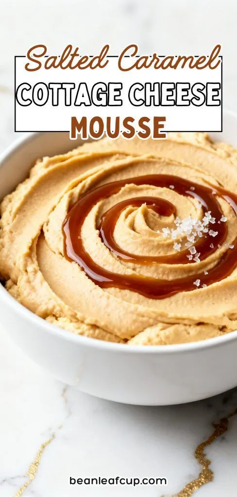Salted Caramel Cottage Cheese Mousse