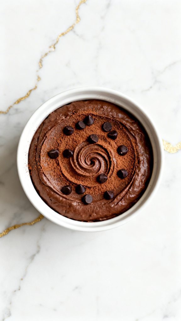 Mocha Cottage Cheese Mousse