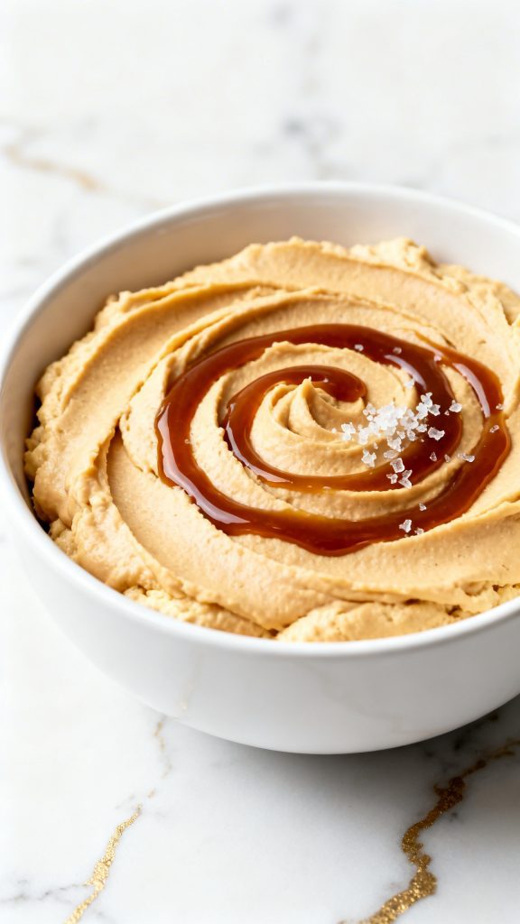 Salted Caramel Cottage Cheese Mousse