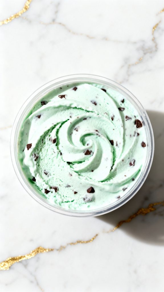 Ninja Creami Mint Chocolate Chip Protein Ice Cream