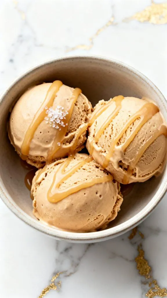 Ninja Creami Salted Caramel Protein Ice Cream