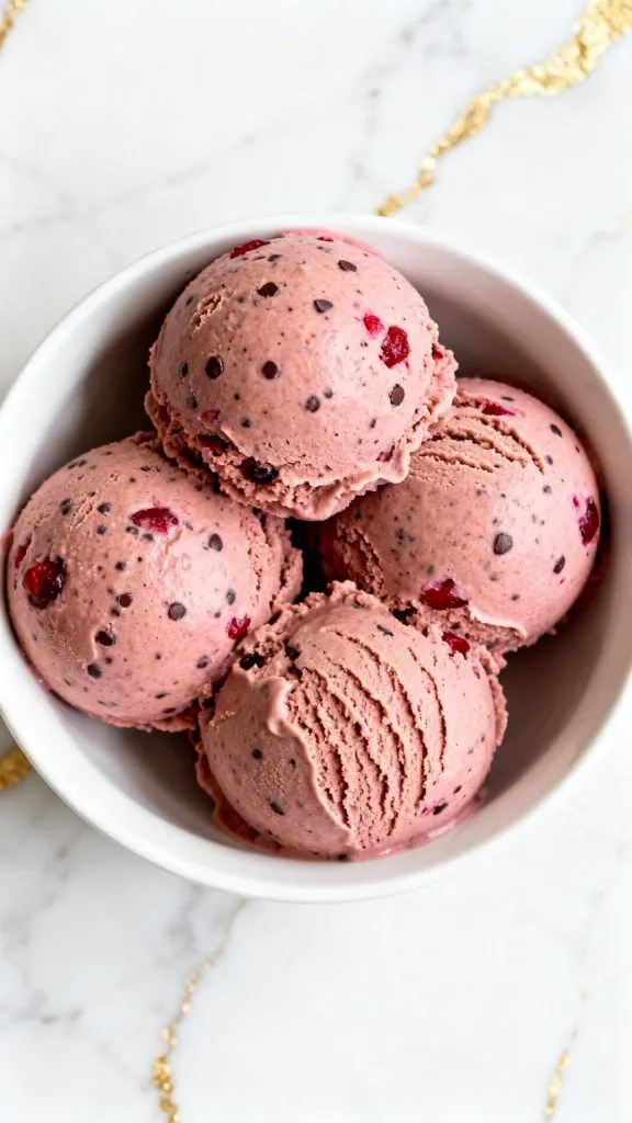 Ninja Creami High-Protein Cherry Garcia Ice Cream