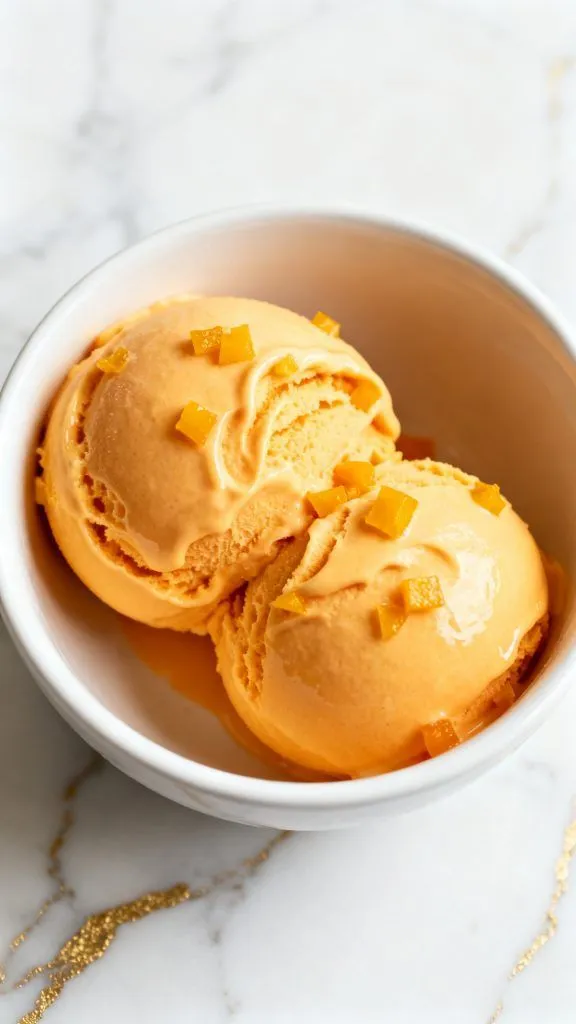 Mango Cottage Cheese Ice Cream