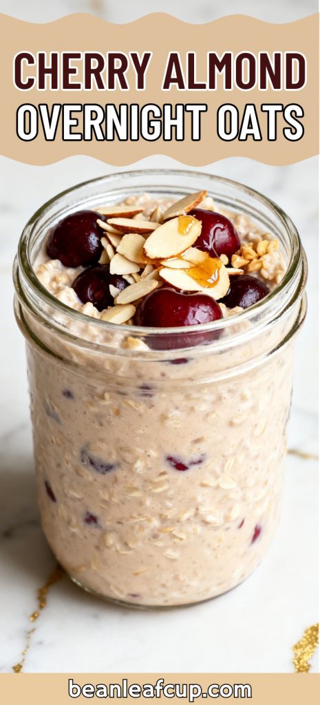 Cherry Almond Overnight Oats