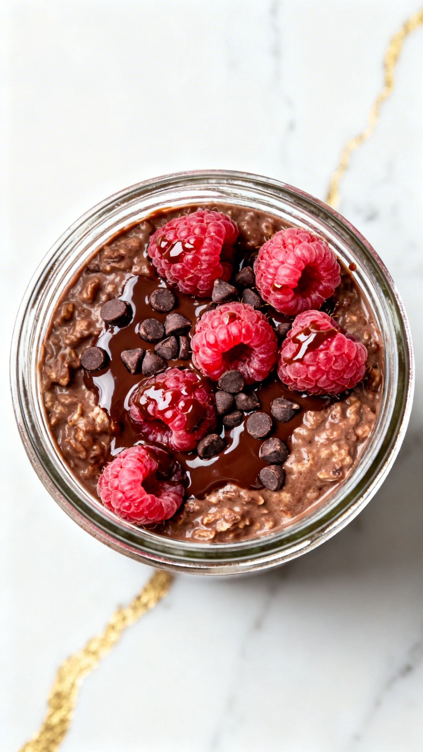 Chocolate Raspberry Overnight Oats