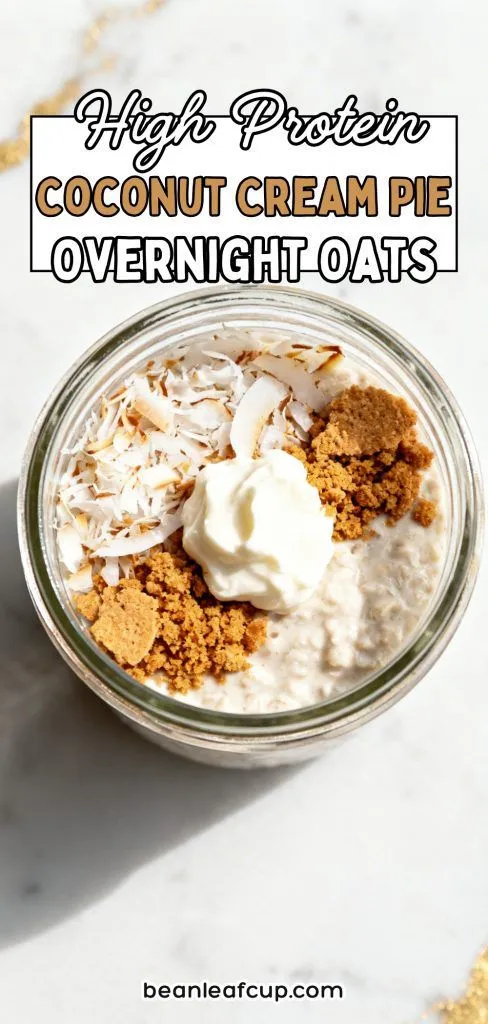 Coconut Cream Pie Overnight Oats