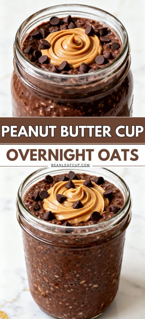 Peanut Butter Cup Overnight Oats