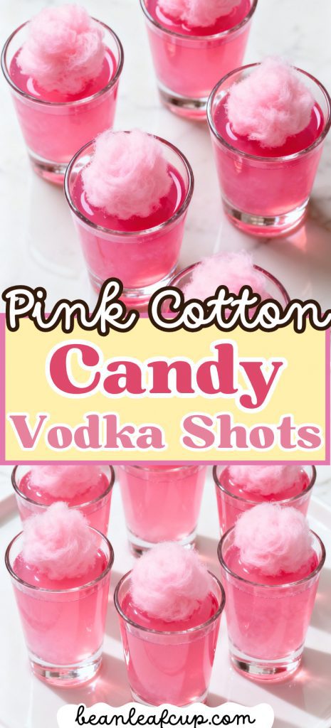 Pink Cotton Candy Vodka Shots 2