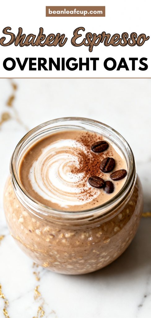 Shaken Espresso Overnight Oats