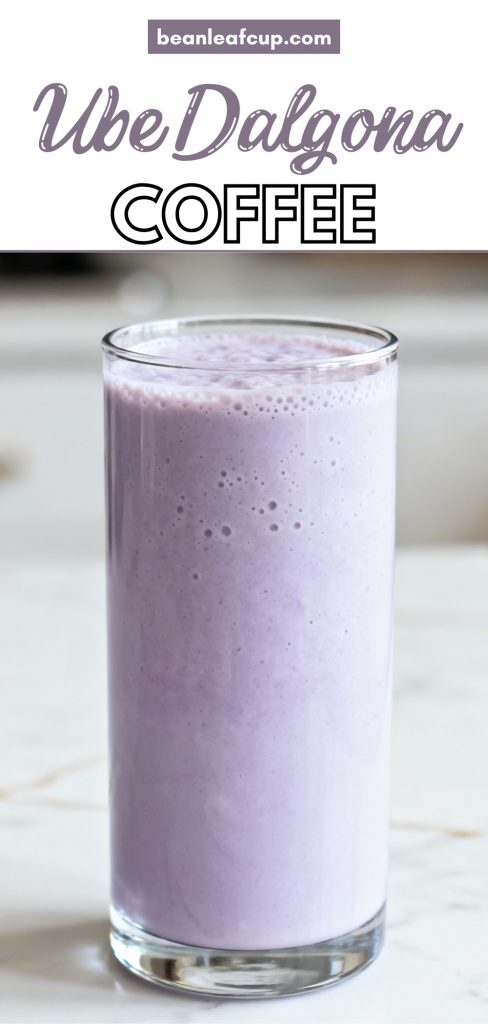 Ube Dalgona Coffee