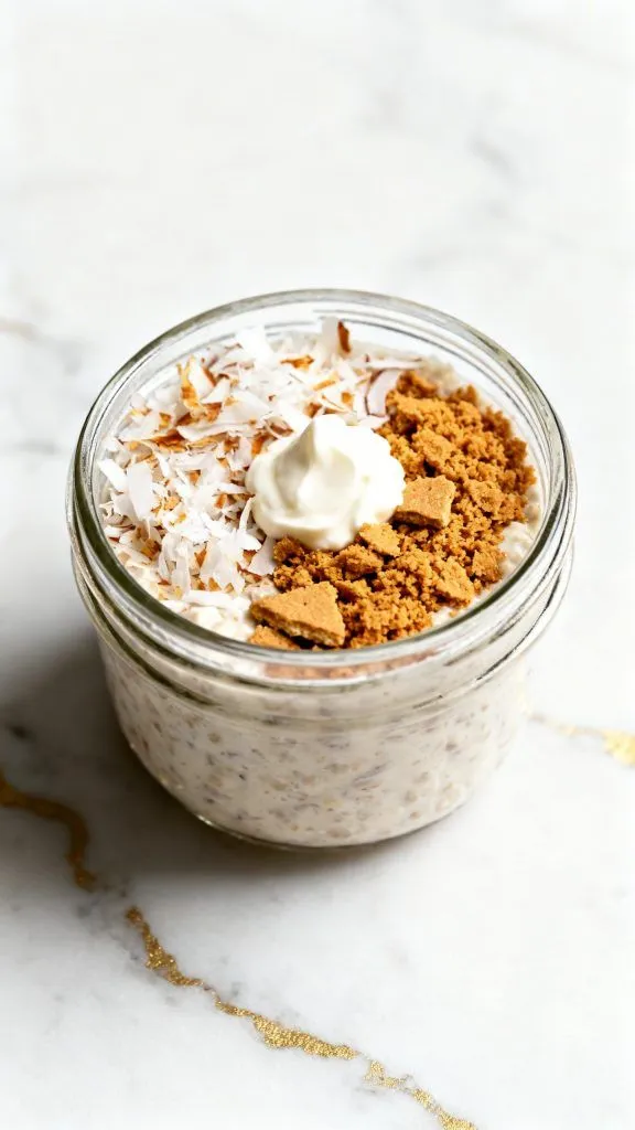 Coconut Cream Pie Overnight Oats