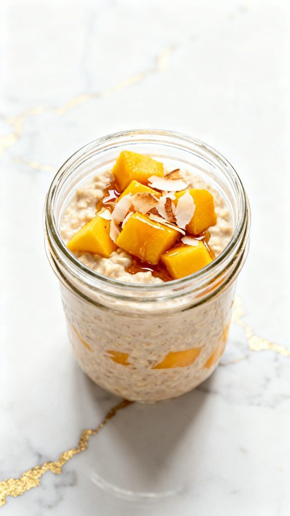 Coconut Mango Overnight Oats