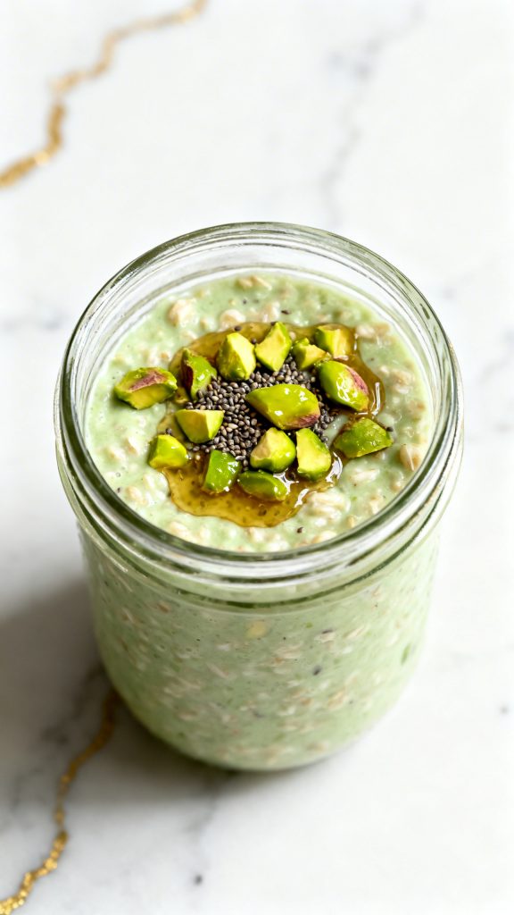 Pistachio Overnight Oats
