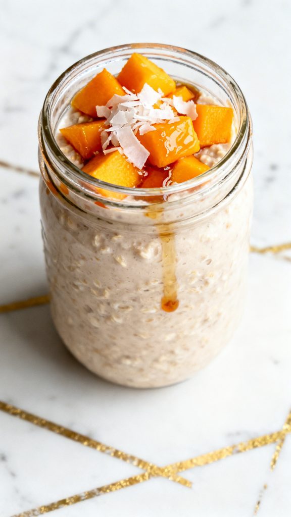 Coconut Mango Overnight Oats