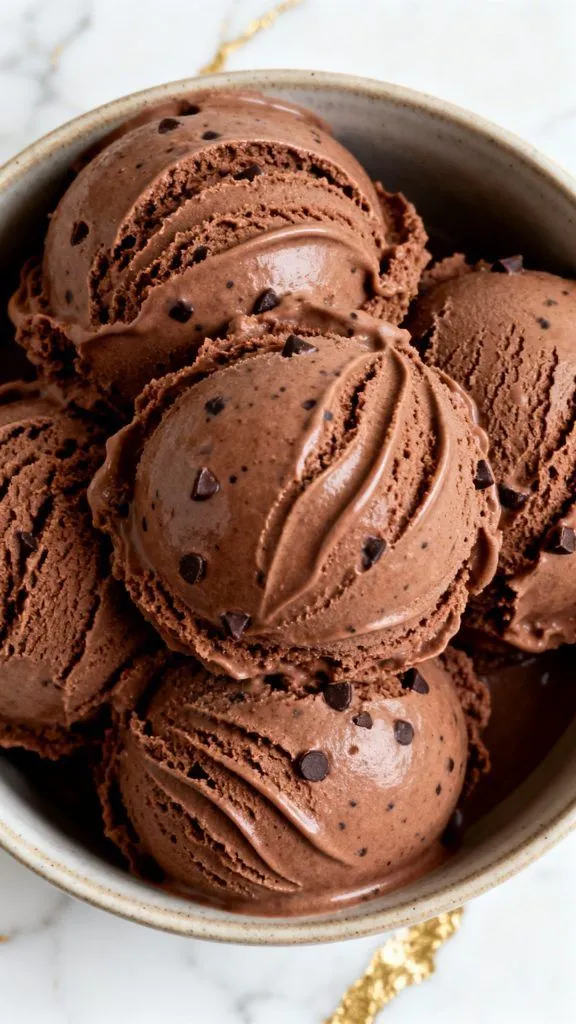 Chocolate Cottage Cheese Ice Cream