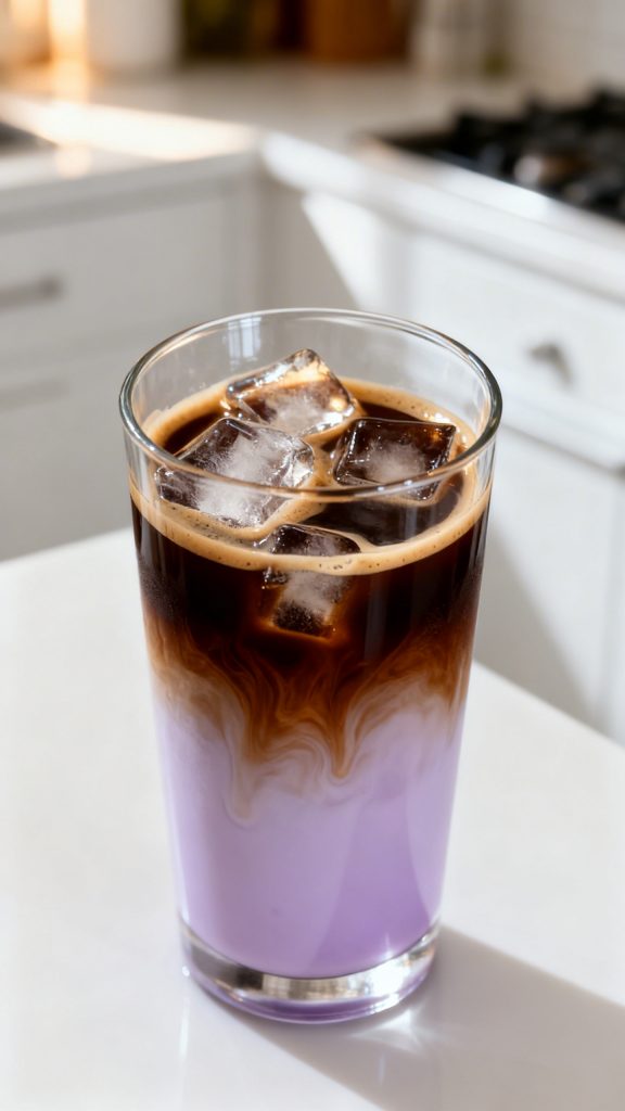 Iced Ube Latte