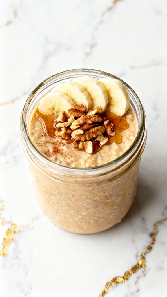 Banana Bread Overnight Oats