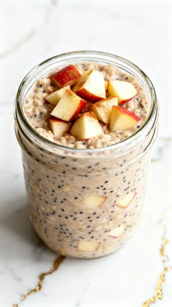 Apple Cinnamon Overnight Oats