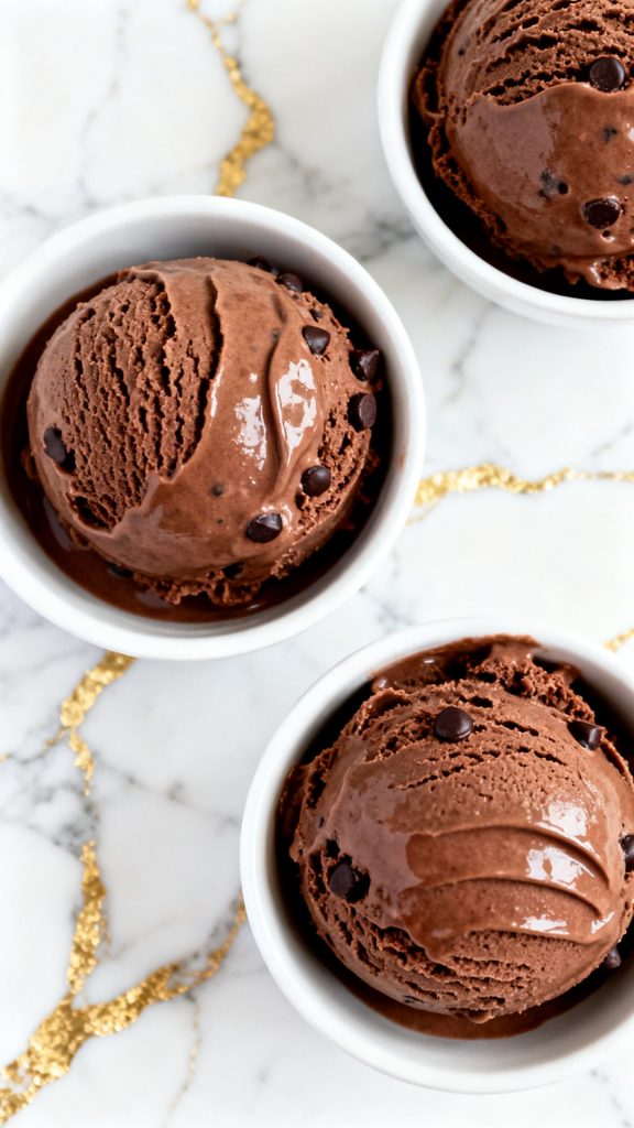 Chocolate Cottage Cheese Ice Cream
