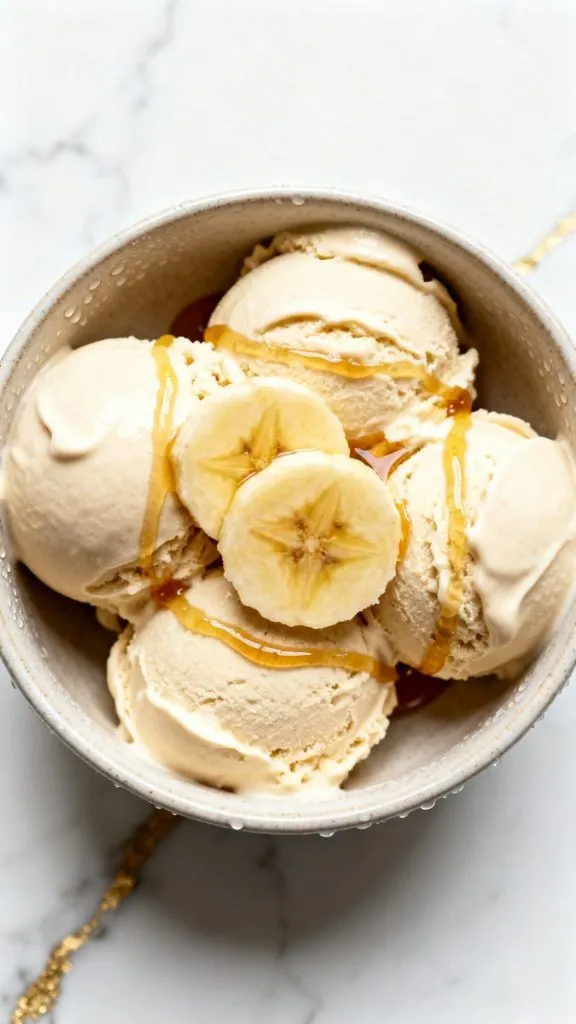 Banana Cottage Cheese Ice Cream