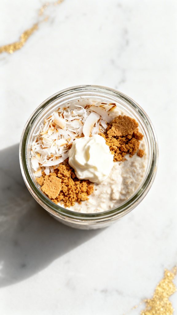Coconut Cream Pie Overnight Oats