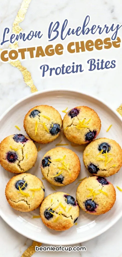 Lemon Blueberry Cottage Cheese Protein Bites