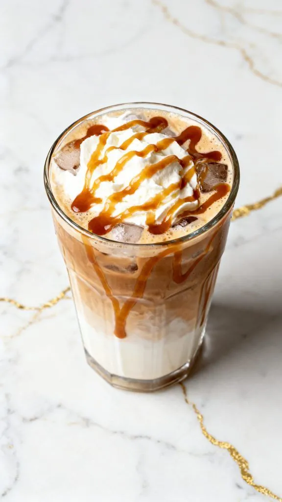 Caramel Vanilla Iced Latte