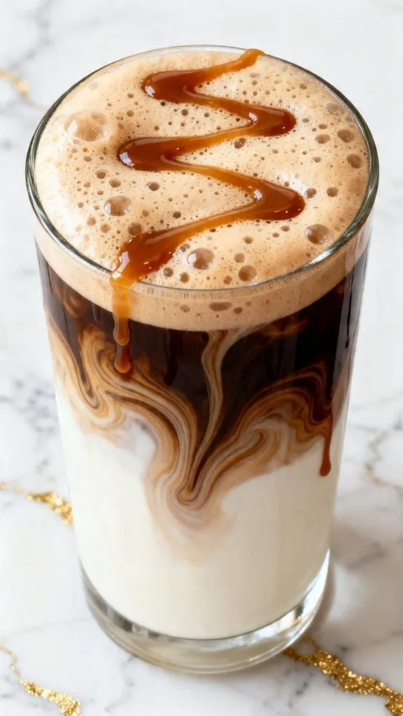 Caramel Macchiato with Caramel Cold Foam