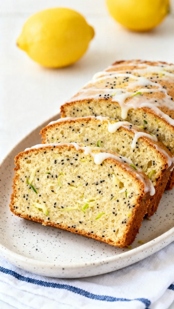 Lemon Poppy Seed Zucchini Bread